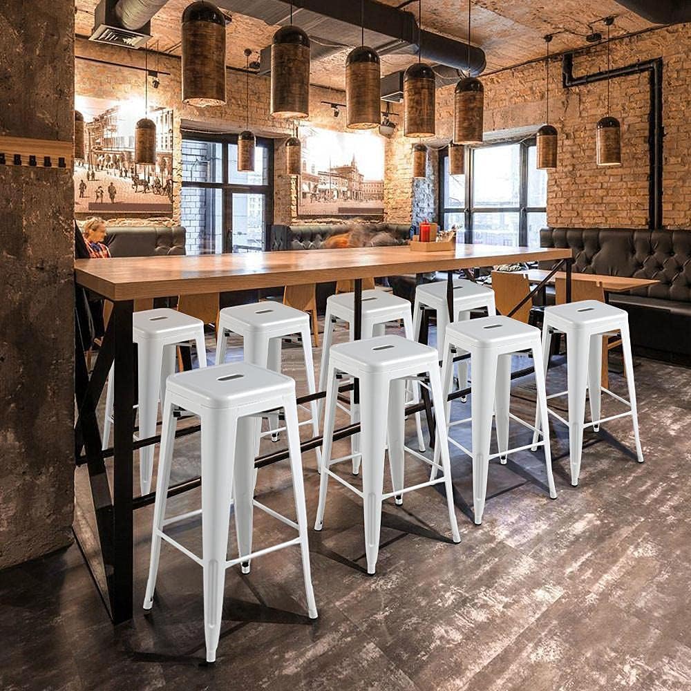 Backless Metal Bar Stools