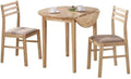 Drop Leaf Dining Set With Cushioned Chairs