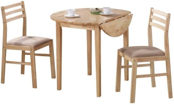 Drop Leaf Dining Set With Cushioned Chairs
