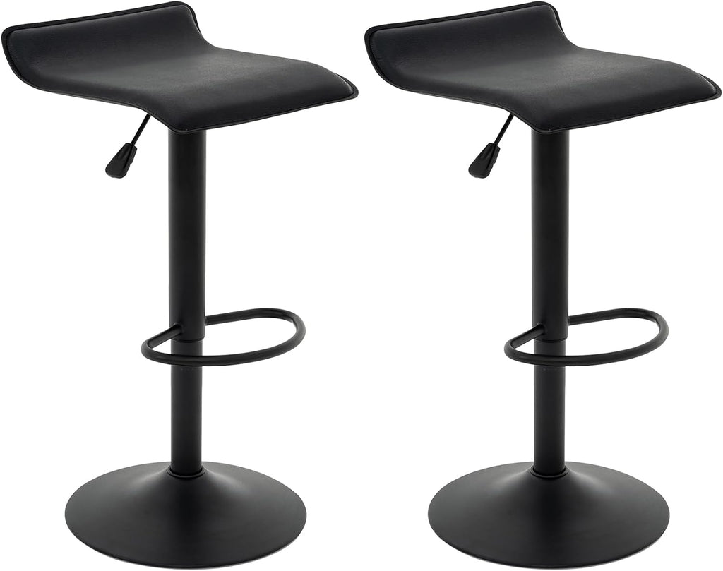 Adjustable Swivel Bar Stools Set