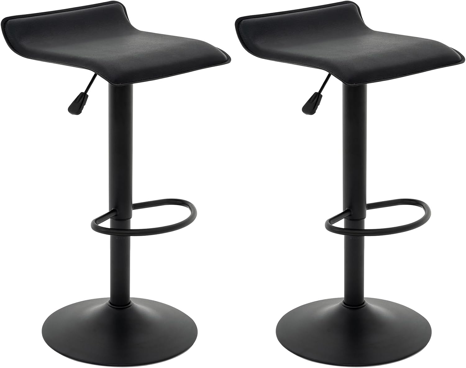 Adjustable Swivel Bar Stools Set