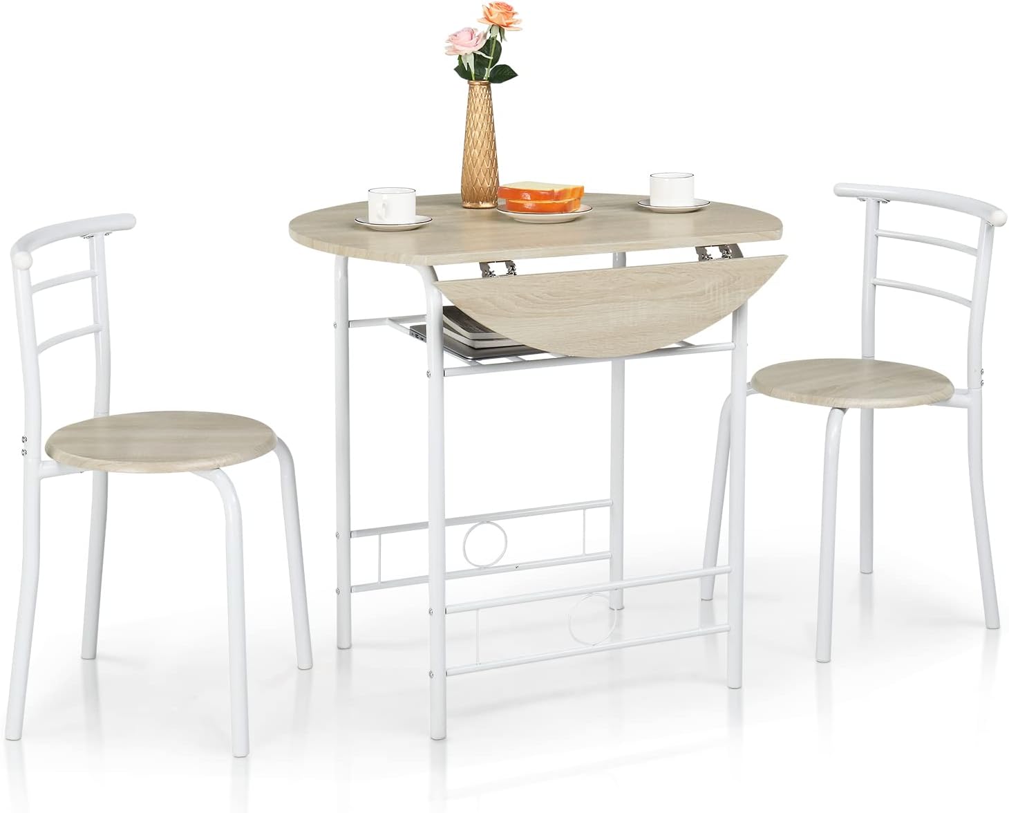Drop Leaf Table Set With Chairs