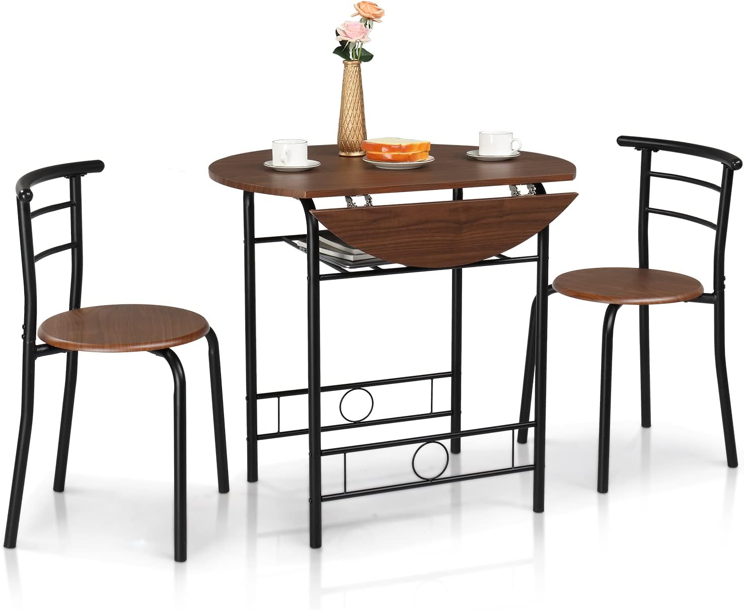 Drop Leaf Table Set With Chairs