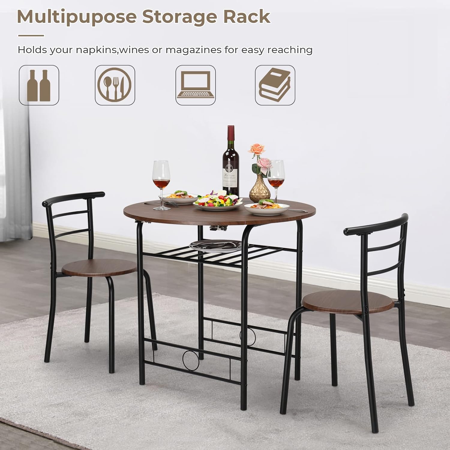 Drop Leaf Table Set With Chairs