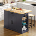 Kitchen Island Set With Drop Leaf