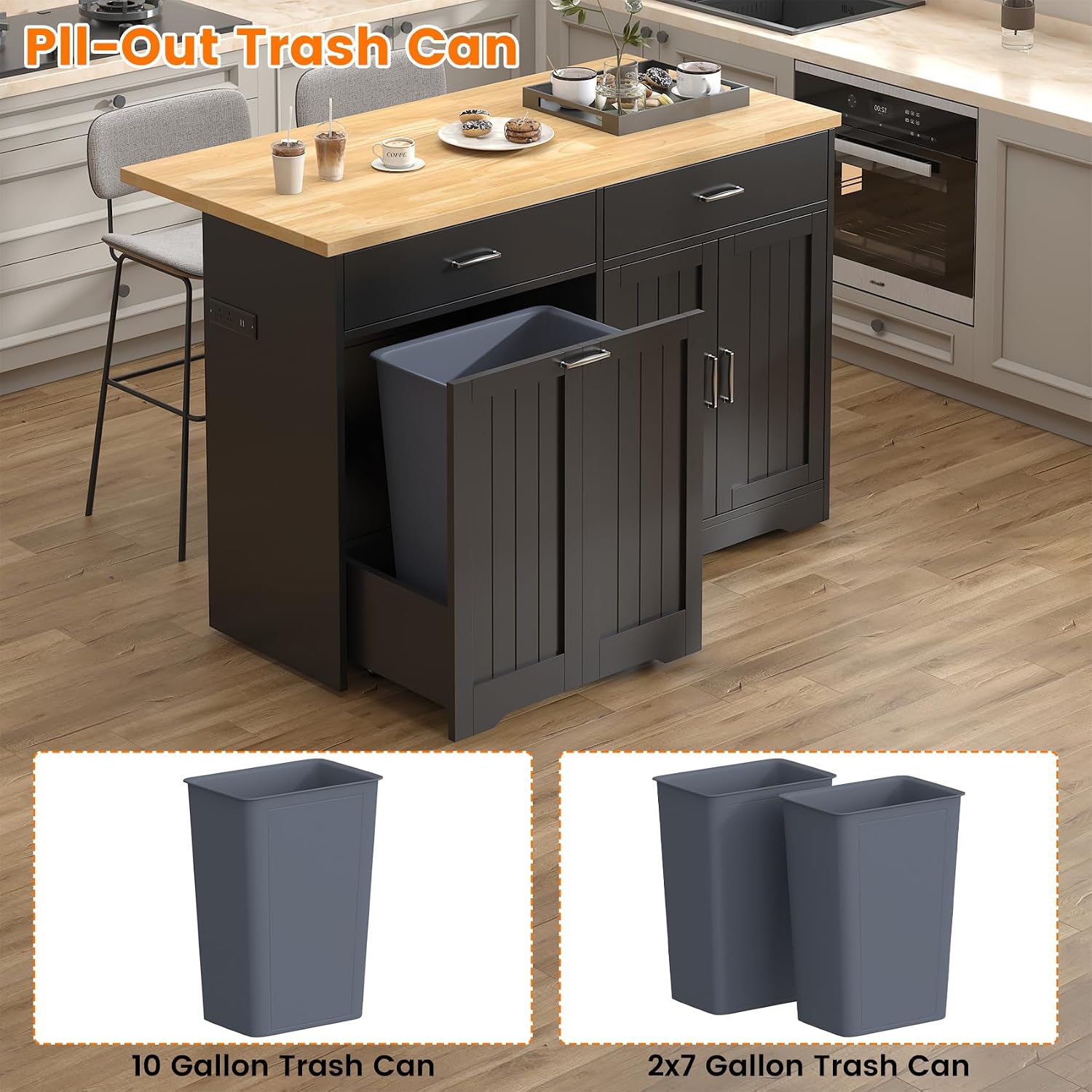 Rolling Kitchen Island With Drop Leaf
