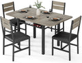 Extendable Dining Table Set With Chairs