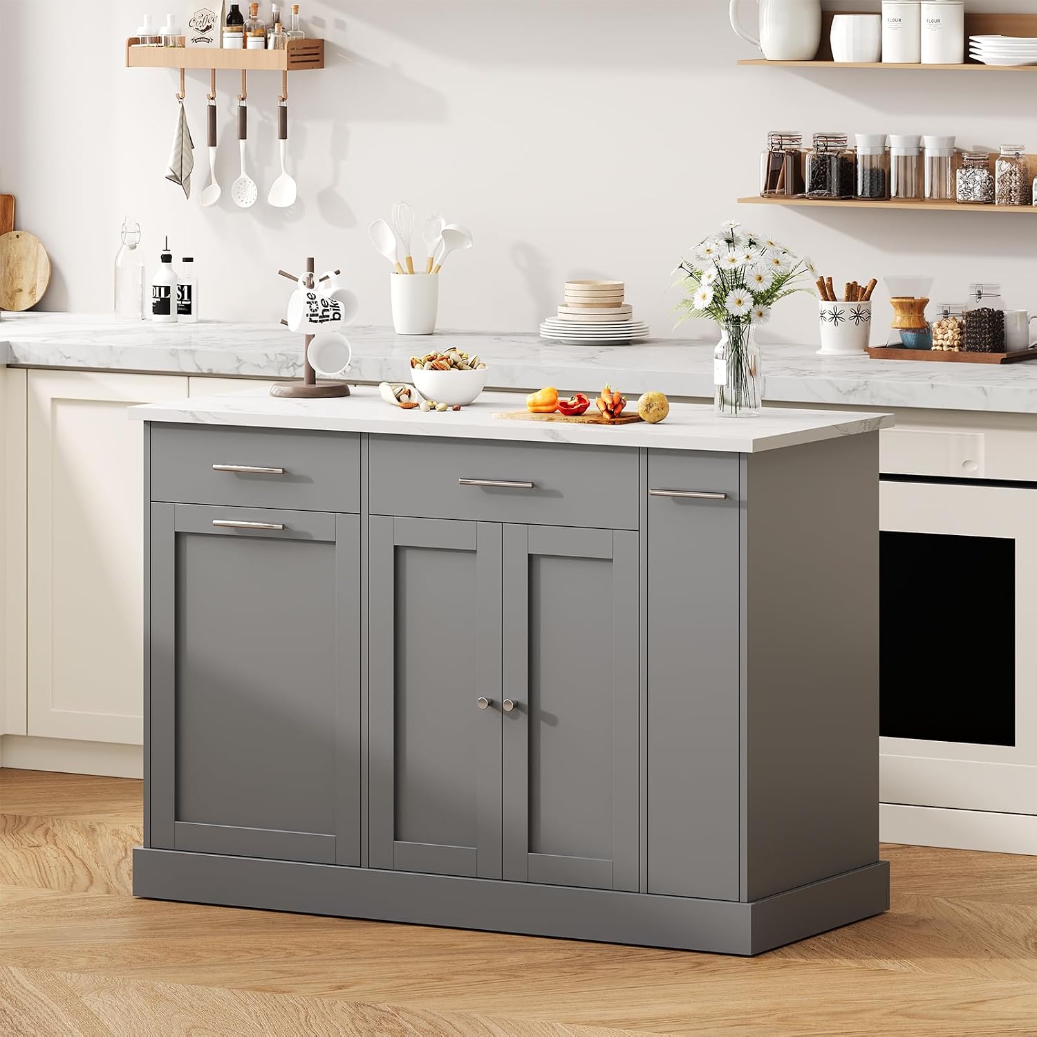 Rolling Kitchen Island With Storage