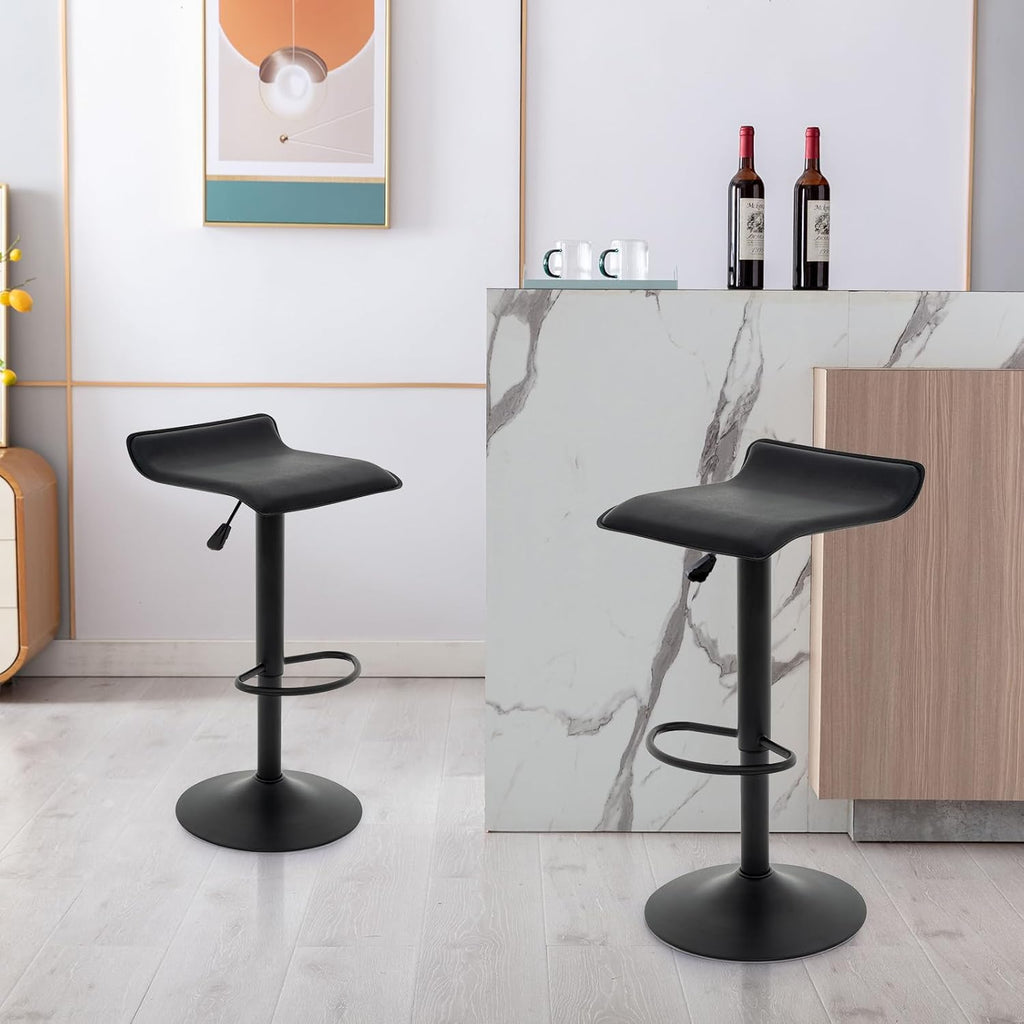 Adjustable Swivel Bar Stools Set