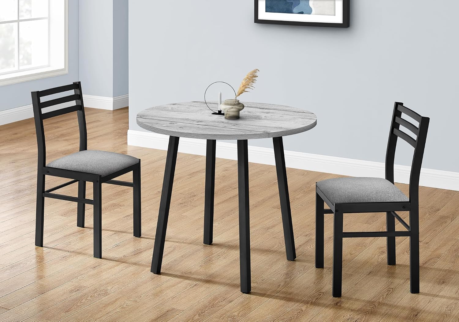3-Piece Drop Leaf Dining Table Set