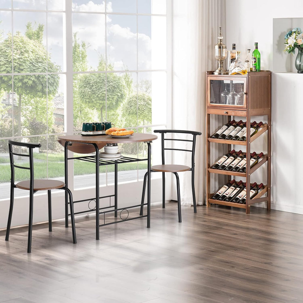 Drop Leaf Table Set With Chairs