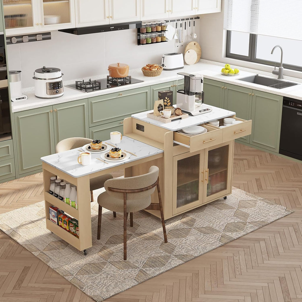 Rolling Kitchen Island With Storage