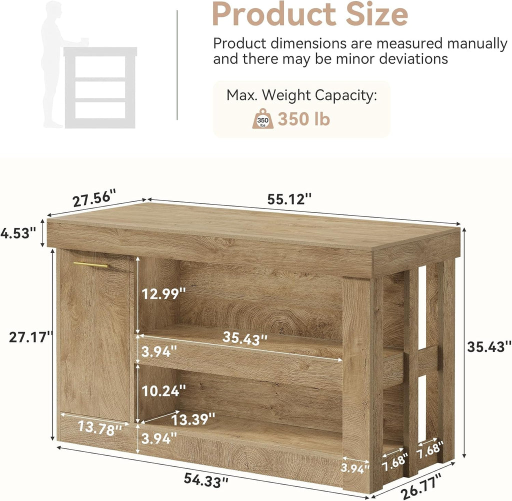 Farmhouse Kitchen Island Prep Table