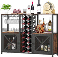 Farmhouse Wine Bar Storage Sideboard