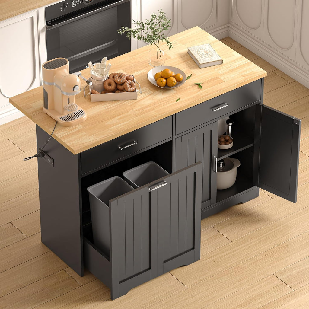 Rolling Kitchen Island With Drop Leaf