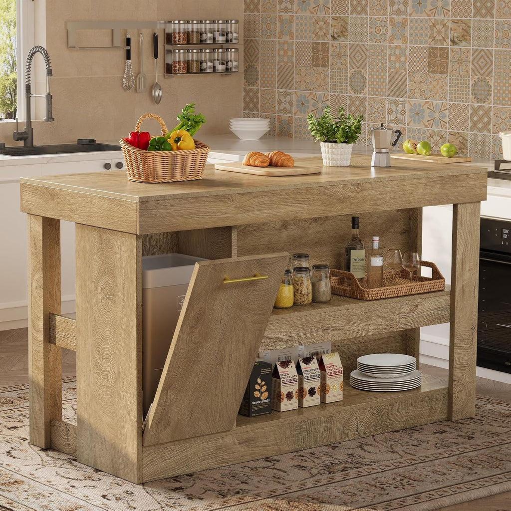 Farmhouse Kitchen Island Prep Table